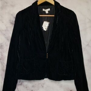 Cato Black Velvet Beautiful Blazer.